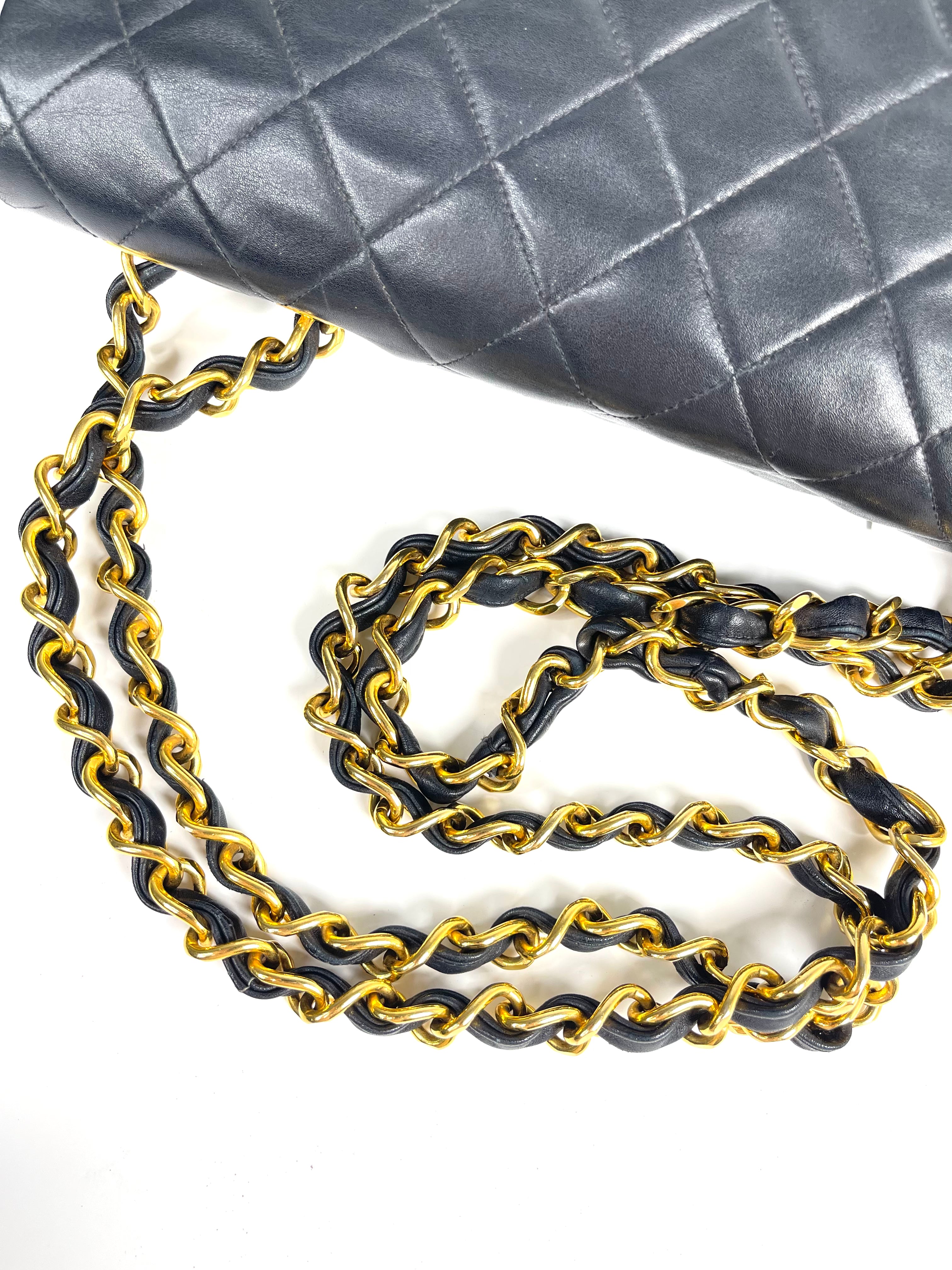 Chanel Vintage Classic Flap Maxi Tote Bag