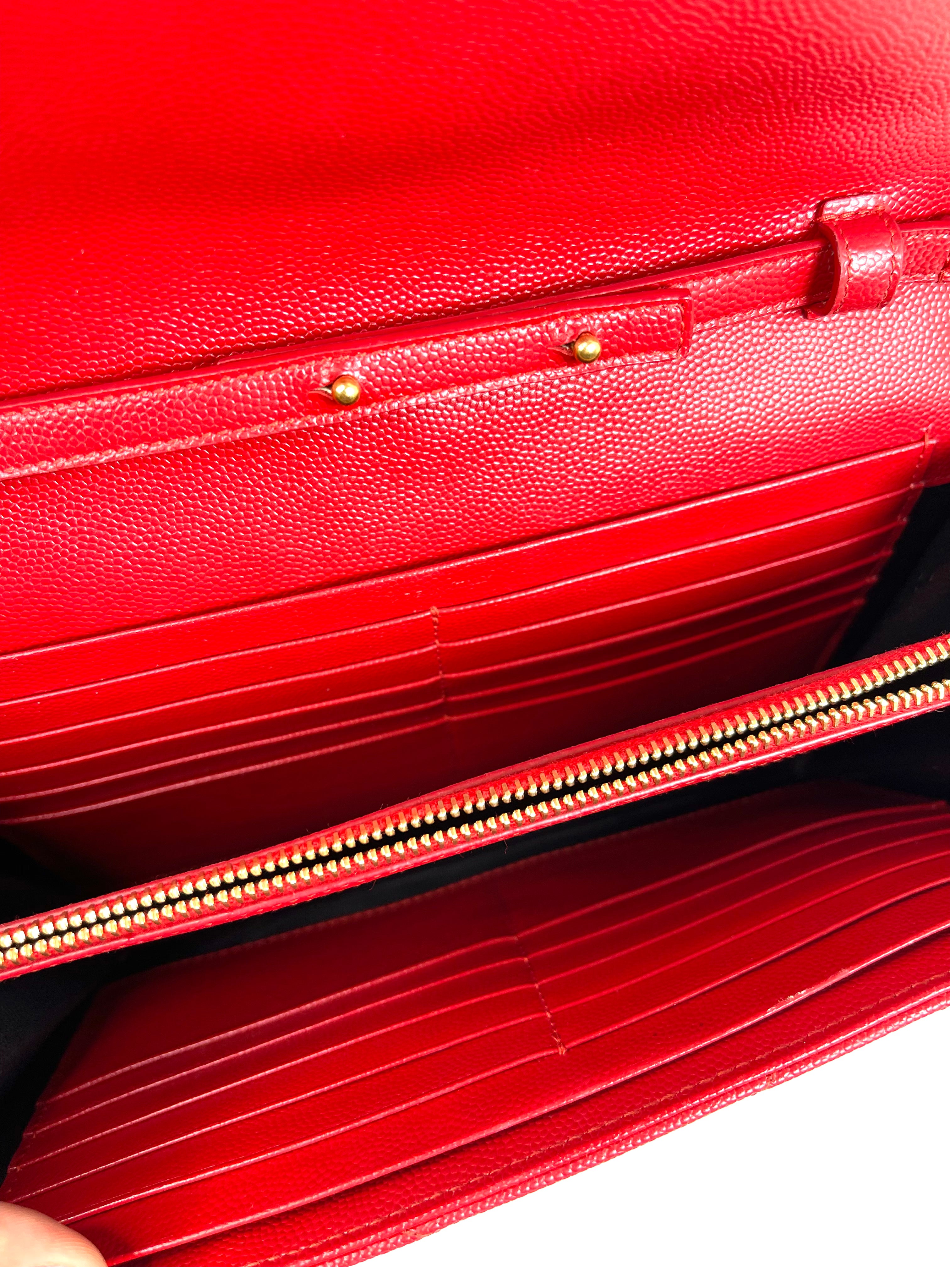 Saint Laurent Cassandre Red Crossbody Bag