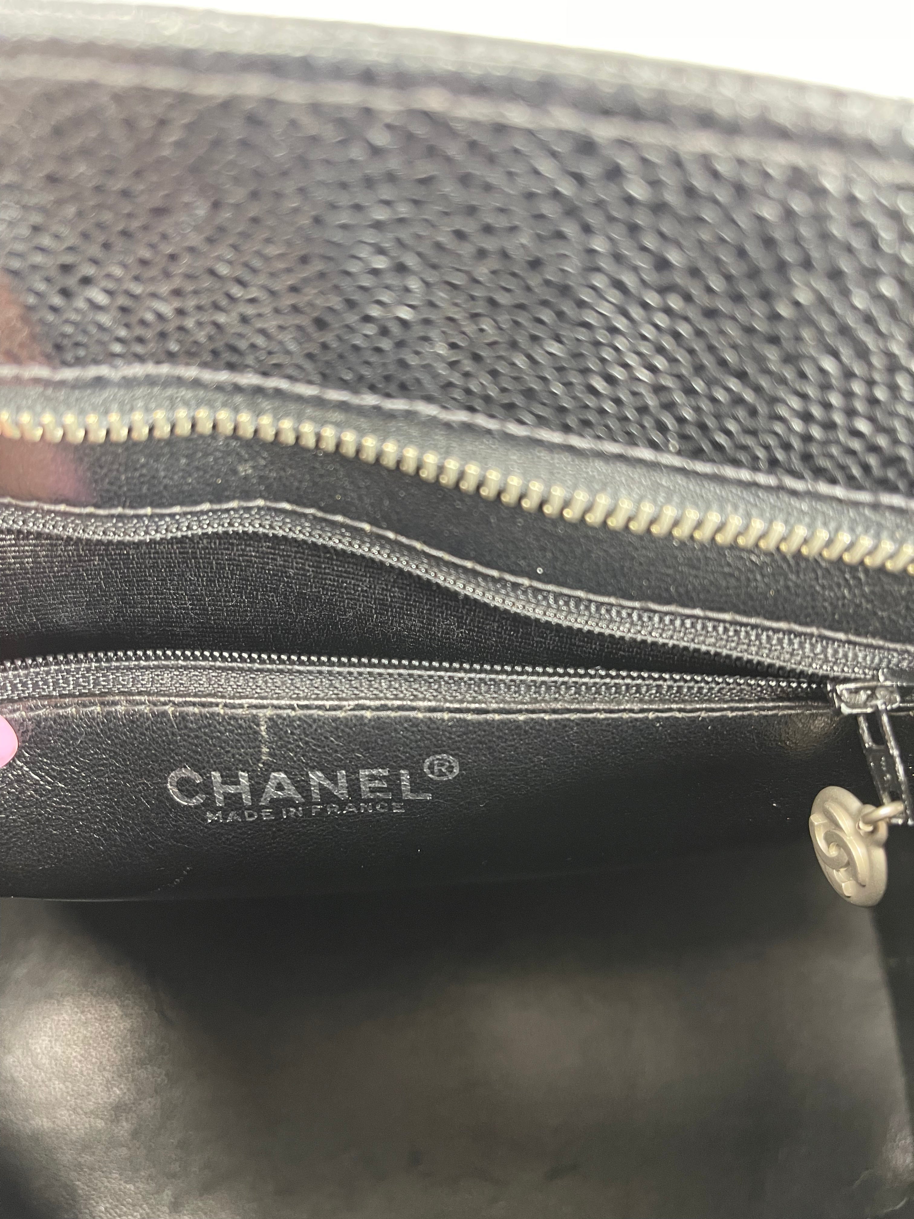 Chanel  Black Vintage Medallion Tote Bag