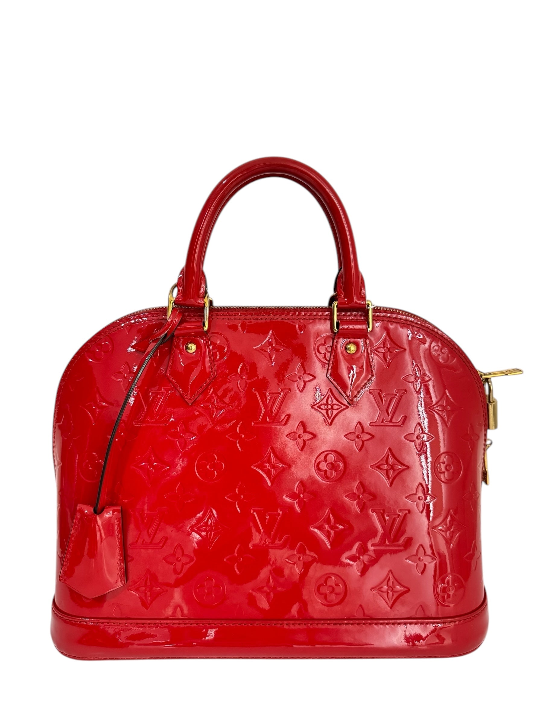 Louis Vuitton Vernis Red Alma