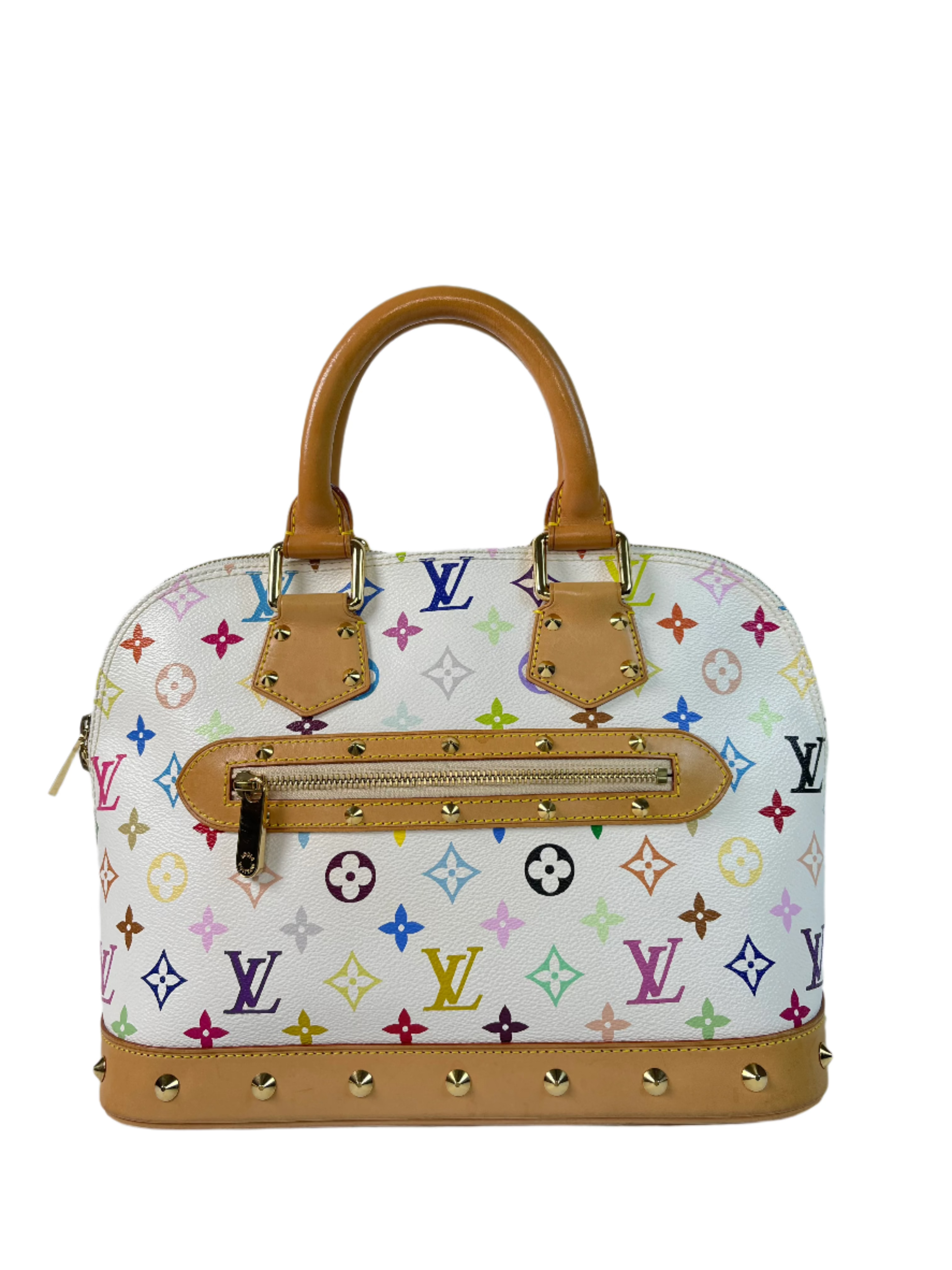 Pre- Owned Louis Vuitton Murakami Multi Color  Alma PM